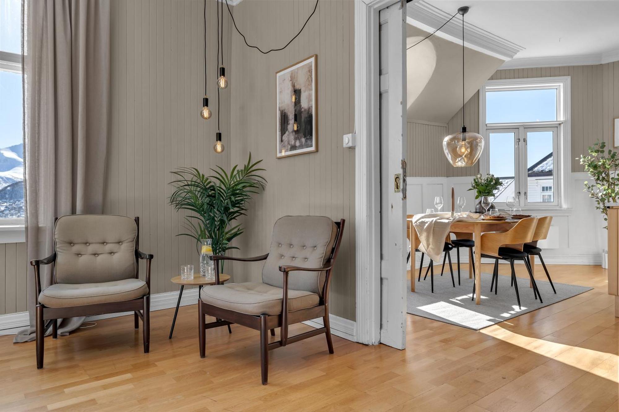 Lovely City Center Apartment With Amazing Views And Free Parking! Tromsø Exterior foto